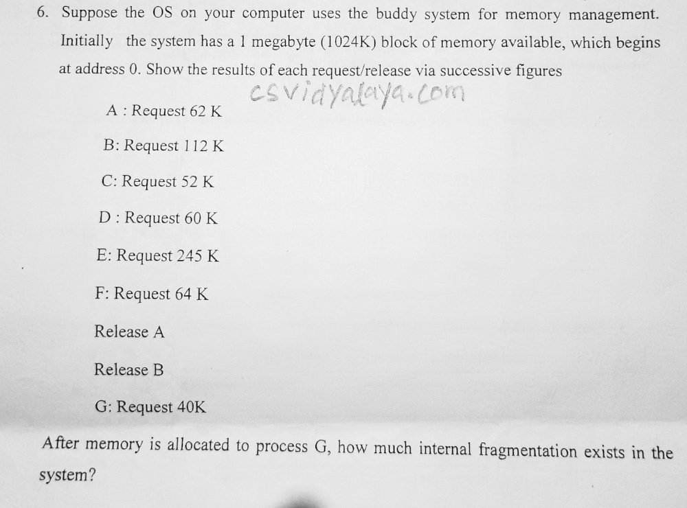 buddy system question of session 2024-26
